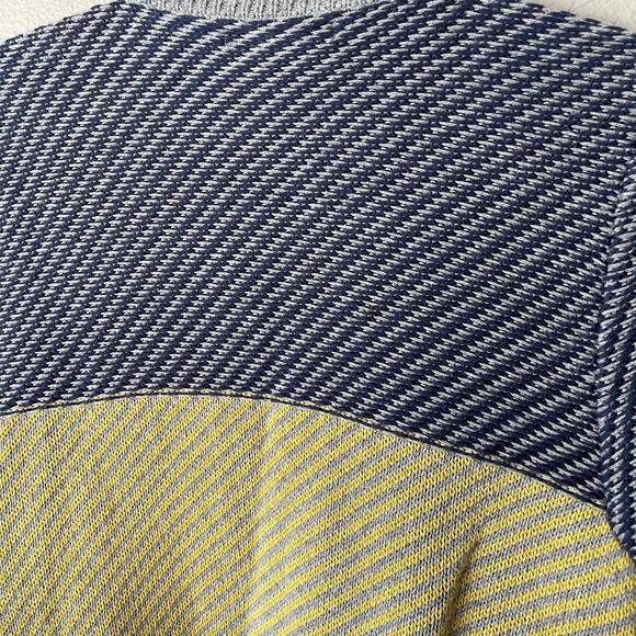 cAbi Color Block Open Front Knit Multicolor Womens Cotton Cardigan Sweater S - Picture 8 of 10